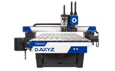 AXYZ Trident – A legsokoldalúbb CNC maró és késes megmunkáló gép